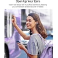 thumbnail image 4 of A50 Clip on Earbuds, Bluetooth 6.0 Wireless Open Ear Headphones w/5.3g Weightless Comfort,48H Playtime,3D Soundstage,Clear Call Mics,IPX5,Multipoint Connection,Fit for Workout Rose Glod, 4 of 4