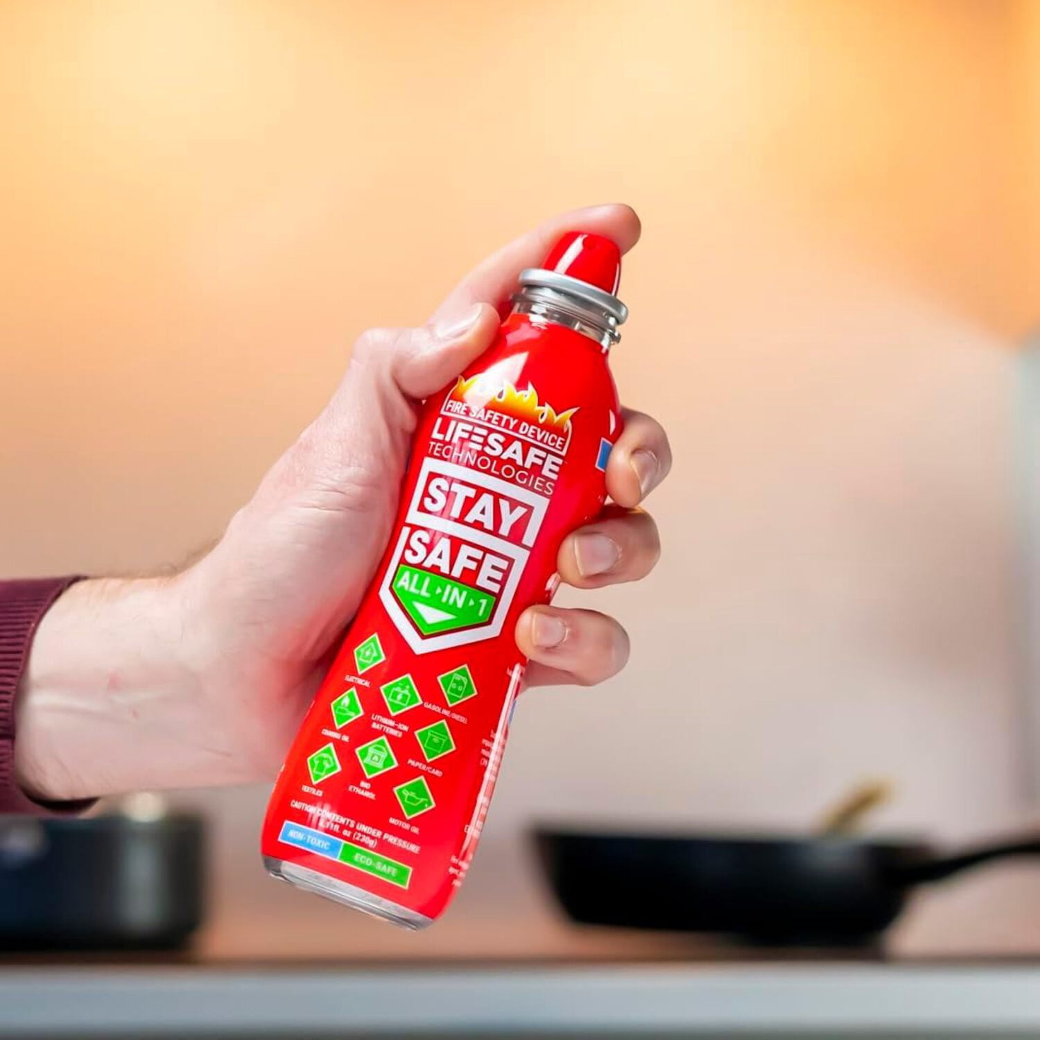 StaySafe AllinOne Portable Fire Extinguisher