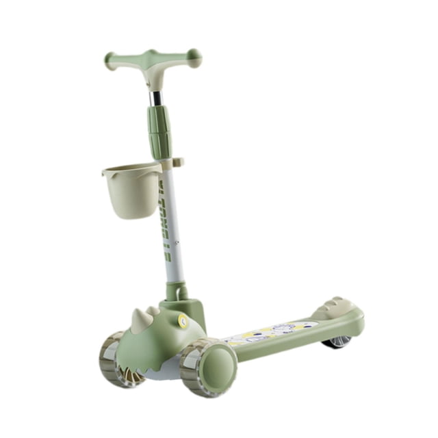 Scooter de 3 ruedas Colamx para niños de 3 a 6 años actividades de juego verde