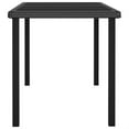 thumbnail image 3 of vidaXL 7 Piece Garden Dining Set Poly Rattan Black, 3 of 3