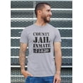 thumbnail image 2 of Counti Jail Inmate 75830 T-Shirt Men -Smartprints Designs, Male x-Large, 2 of 4