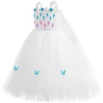 thumbnail image 4 of Vestido de tul largo con tutú de princesa Elsa y Reina de las Nieves para niñas, vestido de fiesta para Halloween, fiesta de cumpleaños, disfraz de Cosplay, 4 of 5