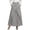 Grey, variant on Linen Maxi Skirts for Women Summer Casual Pure Color A Line Elastic High Waisted Long Skirts with Pockets Elegant Loose Comfortable Work and Daily Wear Khaki XXL