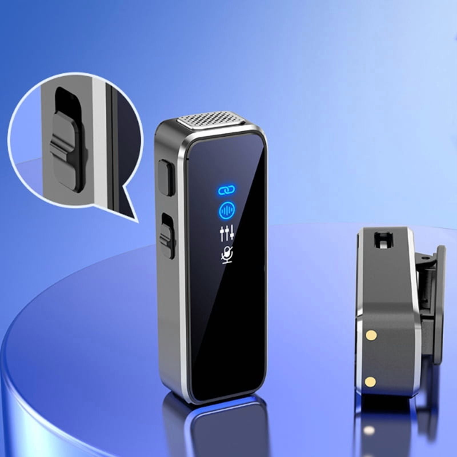 Wireless Lapel Microphone M35 One Drag Two Mobile Phone Broadcast Noise Reduction Microphone with Charging Case