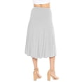 thumbnail image 3 of Stretch Is Comfort Women's Midi A-Line Flowy Skirt | Adult Small- 5x, 3 of 6