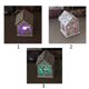 thumbnail image 5 of Decoraciones navideñas Iluminación Nieve LED Árbol de Navidad Decoraciones Colgante DIY Abanopi Carro de tracción de ciervo mediano de casa de madera luminosa para ancianos, 5 of 5