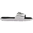 thumbnail image 3 of Under Armour Men's EVA Footbed Slide Sandals, White & Black, 14, 3 of 7
