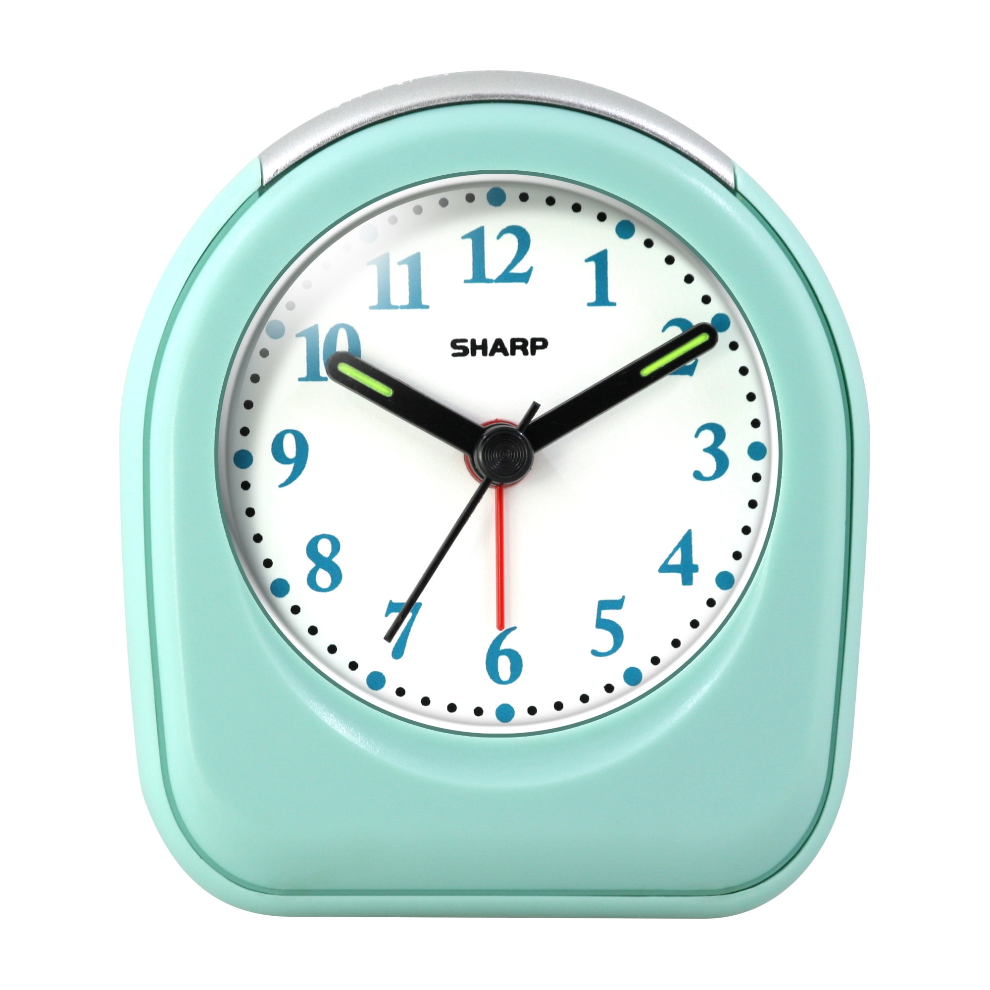 sharp alarm clock rounded