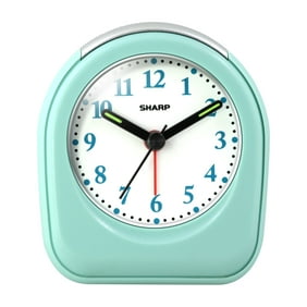 Sharp Quartz Analog Alarm Clock, Mint SPC844T