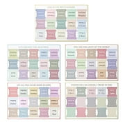 Denhf Bible Tabs for Women and Men, Boho Theme, Bible Book Tabs, Bible Index Tabs for Easy To Read and Quickly Search, Perfect for Bible Reading and Gift Giving