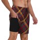 thumbnail image 2 of Balery Buffalo Check Plaid Bañador para hombre, shorts de playa de secado rápido con entrepierna y forro de compresión-X-Large, 2 of 6