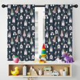 thumbnail image 5 of Blackout Kids Curtains,Dark Blue Princess Castle Pattern Childrens Insulated Curtains Set Of 2,Bedroom Essentials,Toddler Room Decor 42"x54", 5 of 5