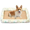 thumbnail image 1 of Cama para perro para jaula, camas para mascotas de ratán impermeable, esterilla universal para cuatro estaciones, colchonetas para perros grandes, medianos y pequeños., 1 of 7