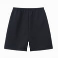 thumbnail image 5 of NOLDARES Toddler Boys Summer Shorts with Drawstring - Cotton Baby Casual Jogger Shorts Active Sports Shorts(Black,6-7 Years), 5 of 5