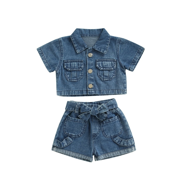 Blue jean hotsell outfits for toddlers
