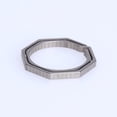 thumbnail image 2 of PENGXIANG Porte-Clés en Titane TC4 Ti, Anneau Octogonal, Taille CNC 30mm, 2 of 6