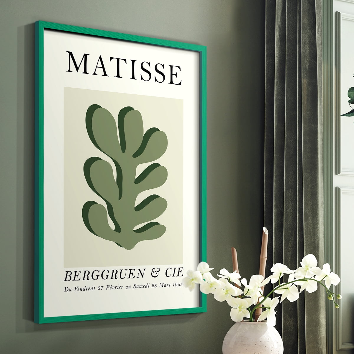 Matisse CCLXXXII in Solid Wood 11 x 14 Framed Print