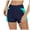 Navy, variant on TTUHYWXI Period Swimwear Menstrual Swim Shorts Quick Dry Leakproof High Waisted Bathing Suit Bottoms for Girls Teen (Hot Pink, L)