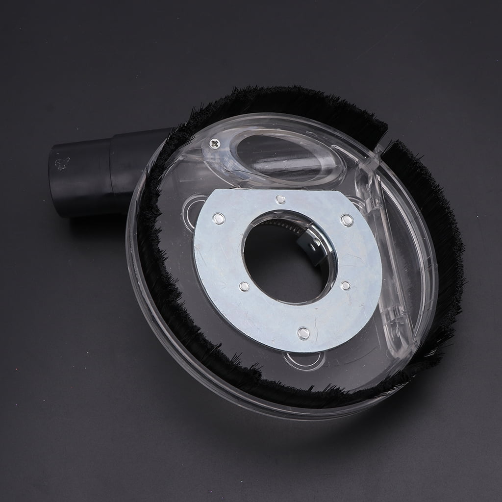 XISAOK Dust Shroud Kit Dry Grinding Cover Tool For Angle Hand Grinder Clear 80-125mm