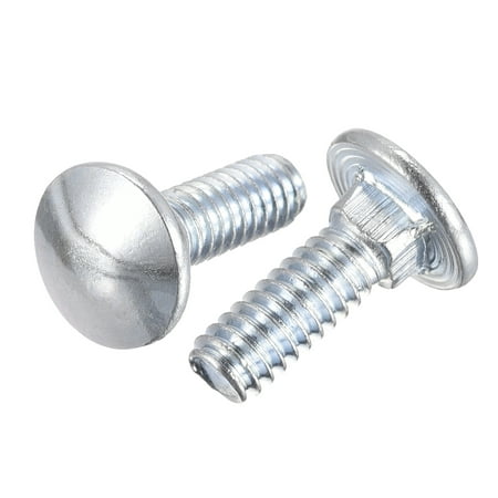 

Uxcell 1/4-20x5/8 Carriage Bolt Q235 Carbon Steel Zinc Plated 100 Pack
