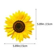 thumbnail image 2 of Houderco 1Jgo Vinilo Decorativo Girasol Amarillo Fácil De Y Quitar Para Hogar, 2 of 6