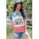 thumbnail image 4 of ABPHQTO Camiseta con gráfico de coche de la bandera estadounidense Happy Campers multicolor para mujer, 4 of 5
