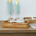 thumbnail image 3 of TELOLY Tray Decor,Rectangular Design Tea Tray,Efficient Storage To Help Organize Tableware Serving Tray With Handle,A31x20x9CM, 3 of 3