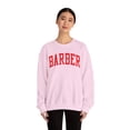 thumbnail image 4 of Barber Sweatshirt Gifts Crew Neck Shirt Long Sleeve Unisex, 4 of 7