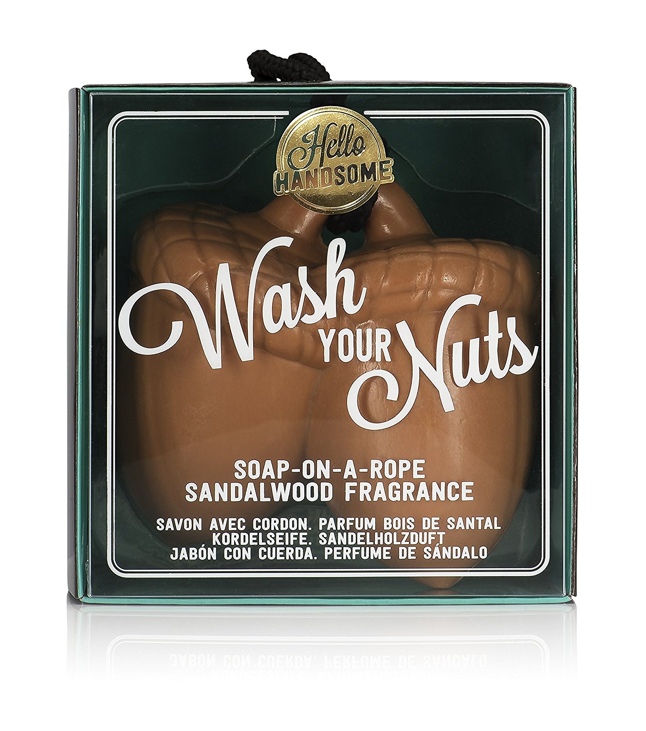 Hello Handsome Wash Your Nuts Sandalwood Soap
