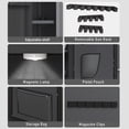 thumbnail image 2 of 30-40 Large Gun Safe for Pistol, Unassembled Gun Safe with LCD Keypad and Adjustable Shlef, Digital Gun Cabinet for Home and Shotguns with Mute Function & Dual Alarm, 2 of 9