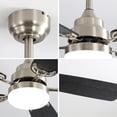 thumbnail image 4 of 52" Ceiling Fan with Led Light and Remote,5 Blades and 6 Speed Wind Control Dc Motor for Living Room,Bedroom,Kitchen, 4 of 7
