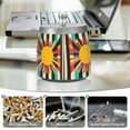 thumbnail image 6 of Yayeee Ashtray with Lid for Cigarette Smokeless Stainless Steel Home Ash Holder, Geometric Sun, 6 of 7