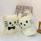 thumbnail image 2 of Venta al por mayor, crema rosa personalizada, Hello Kitty, oso rosa de satén hecho a mano, regalo de boda para novia y novio, regalo de San Valentín, 2 of 4