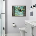 thumbnail image 2 of Nautical Sea Turtle Bathroom Wall Art Turtle Pictures Motivational Wall Decor Turquoise Ocean Theme Canvas Prints Painting Framed Modern Artwork for Kitchen Dining Room Office 16"x12", 2 of 6