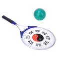 thumbnail image 3 of Raqueta de fuerza suave con mango de aleación de aluminio y cara de silicona para ejercicios de tai chi para personas mayores con pelota Raqueta de fuerza suave, 3 of 10