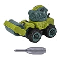 thumbnail image 2 of Dinosaur Construction Vehicles, DIY Playset Excavators Toy, Creative and Problem Solving, Durable Material, Versatile Display for Kids, 2 of 7