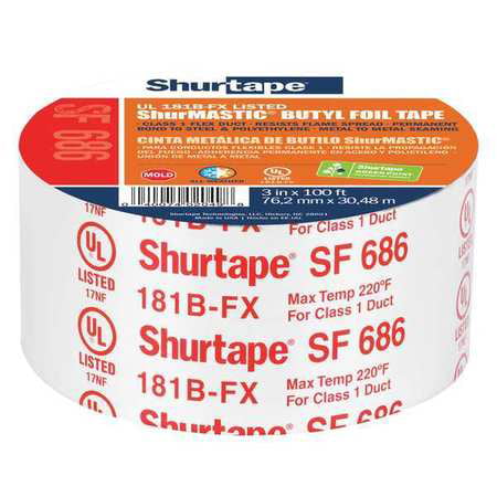 UPC 040074020504 product image for SHURTAPE SF 686 Duct Tape,100 ft. L,Silver G4443455 | upcitemdb.com