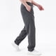 thumbnail image 4 of Pantalones largos para hombre, de color liso, con cordones, informales, acolchados y gruesos, de pierna recta., 4 of 7