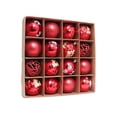 thumbnail image 1 of Adornos de bolas de Navidad de colores, 16 piezas, 6cm, colgante para árbol de Navidad, decoración de esferas de Navidad, regalo de Año Nuevo, 2023, 1 of 4