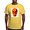 Yellow, variant on CafePress - Orange Skull Ash Grey T Shirt - Men's Classic Graphic T-Shirt