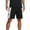 Black, variant on QSAWXQZ Men's Summer Breathable Athletic Shorts with Contrast Side Panels Lightweight Quick Dry Elastic Waist Shorts for Soccer Running and Gym Workout L