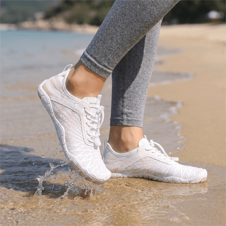 10.5 Size White Shoes Water Women's Stepedia シューズ ホワイト/アクア Shoes Tide Quick Aqua Dry シューズ(男性用)