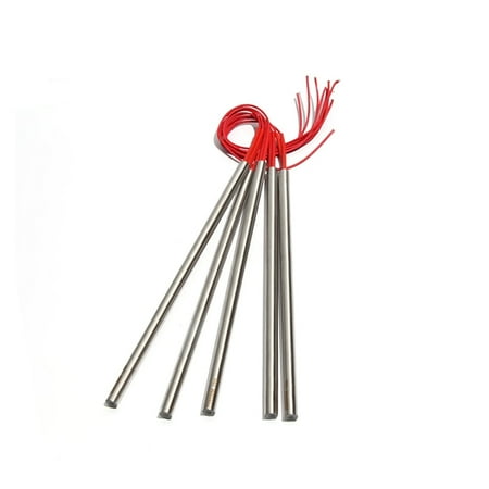 

5PCS 13mm 380~500mm 201 Stainless Steel Electric Cartridge Heater 1200W/1300W/1400W/1600W Cylindrical Heating Tube