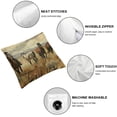 thumbnail image 6 of nygtbtfer Running Horses Farm Live Like Someone Left The Gate Open Throw Pillow,  Multicolor White, 6 of 7