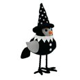 thumbnail image 3 of Wmhnj Accesorios para escaparates de Halloween: juego de 2 adornos de pjaros brillantes, tamaño 20 x 8 x 15 cm, para decorar mesas y chimeneas festivas., 3 of 7
