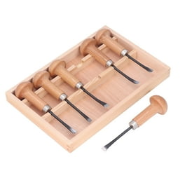 Juego De Cinceles De Tallado De Madera De 6/12 Piezas, Herramientas De Torneado De Madera, Herramientas De Corte De Torno De Metal, Juego De Gubia Forjado De Acero Al Manganeso 65Mn