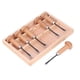 thumbnail image 3 of Herramientas de Cincel de Tallado de Madera, Cómodo Set de Taller de Acero Resistente Al Desgaste de La Madera Colada de Cincel Sin Caída 6pcs Con Caja de Madera para Carpinero, 3 of 7