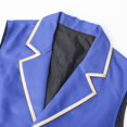 thumbnail image 4 of LEKWK Mens Victorian Vest Vintage Prince Costume Renaissance Gothic Gold Trim Chain Waistcoat Costume Cosplay Halloween Themed Party Fancy Dress, 4 of 9