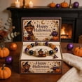 thumbnail image 4 of WWC Halloween Bracelet, Stretch Beaded Highland Cow Jewelry with Gift Box, Halloween Decorations Accessories for Party, 4 of 5