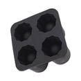 thumbnail image 1 of Unatoiry Ice Making Mould Low Temperature Resistance Spherical Ice Model Four Hole Design Portable Square Tray Streamline Appearance No.4 1Set, 1 of 6